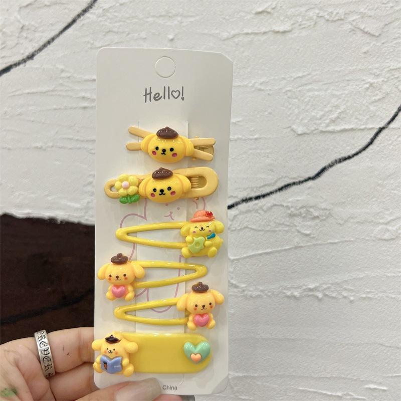 Children'S Hairpin Bag Cloth, Duck Bill Clip Cloth, Bow Root, Princess Hairpin, Cute Little Flower Girl Hair Accessories