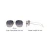 Gucci Fashion Metal Gradient Lens Sunglasses Gold Square Frame Square Sunglasses Women sunglasses GG1031S-001