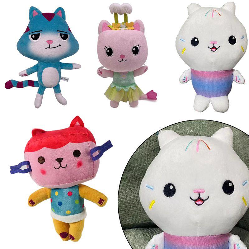 Adorable Gabby Dollhouse Plush Toy Mercat Cartoon Stuffed Animal Mermaid Cat Plushie Doll