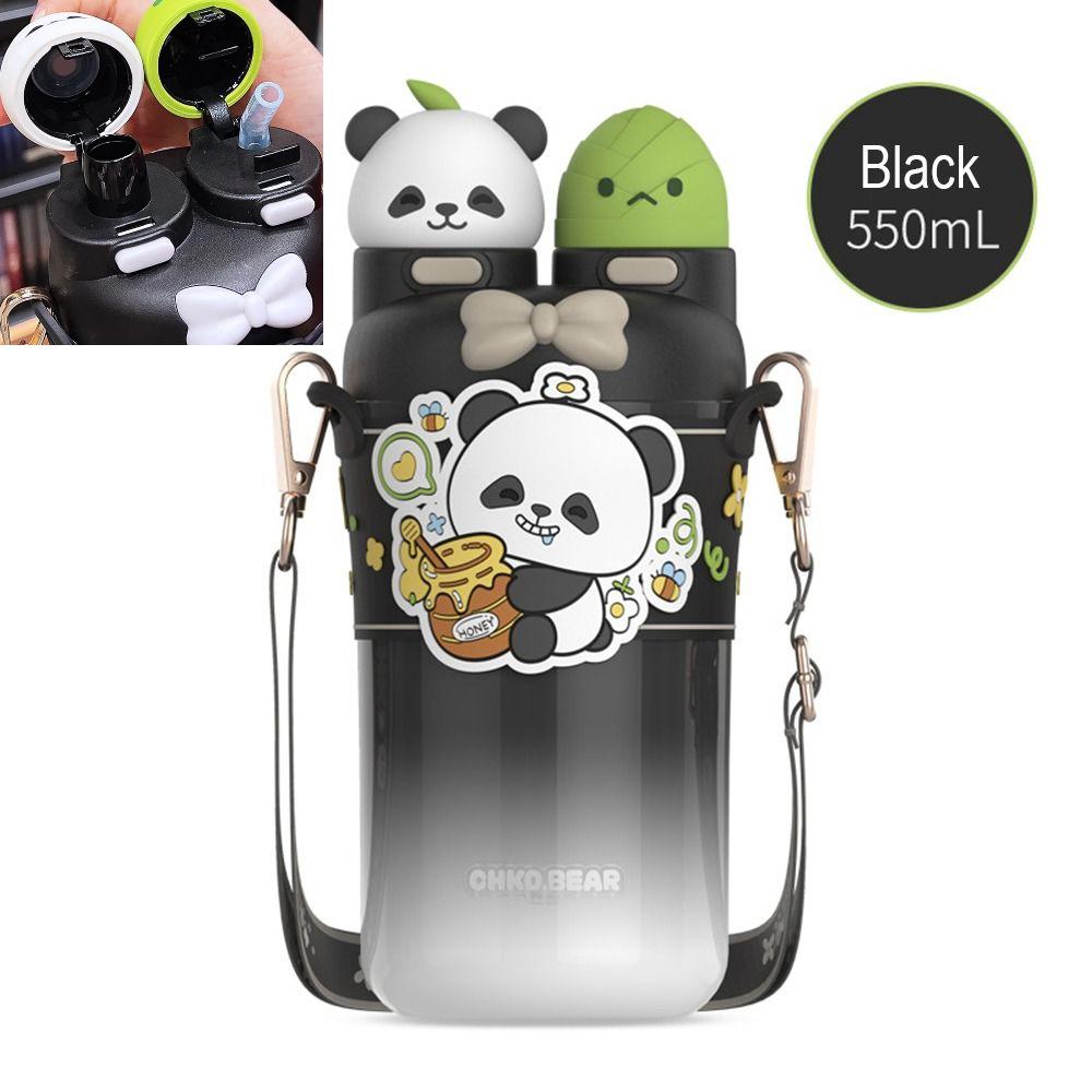Large Capacity Capybara Bottle Stainless Steel Water Bottle Insulated Cup for Bara Panda Vacuum Flasks Cartoon Thermal Mug