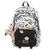 Fresh and Lightweight Large Capacity Contrasting Student Schoolbag New Korean Style College Style Backpack