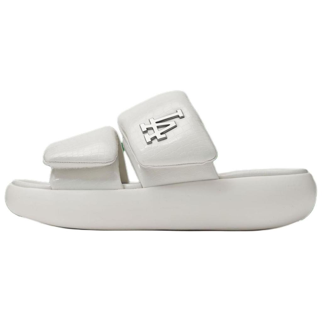 New MLB LA DODGERS Slip Resistant Abrasion Resistant Slide Slippers Unisex White 3ALPBLX43-07IVS