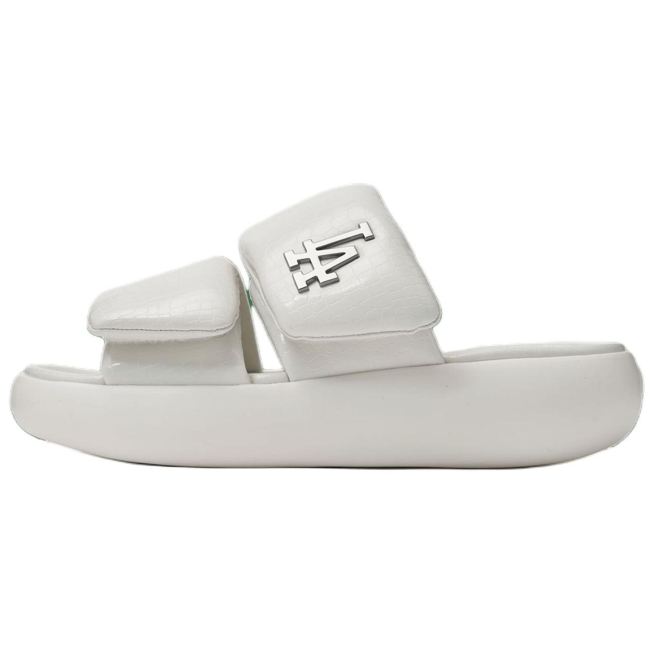 

New MLB LA DODGERS Slip Resistant Abrasion Resistant Slide Slippers Unisex White 3ALPBLX43-07IVS 42.5