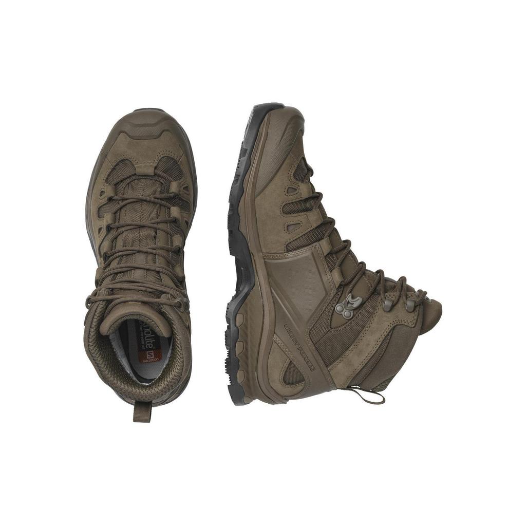 SALOMON Speed Assault 2 Quest 4d Gtx Forces 2 En Cushioning Slip Resistant High top Outdoor Shoes Men's Earthy Brown L40723300