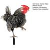 Realistic Acrylic Animal Yard Stake, 2D Flat Chicken Goose Bird Bunny Garden Sign for Pathway, Patio, Lawn Outdoor