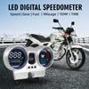 QC Motorcycle Speedometer LCD Dashboard Tachometer Tacho Fuel Level Gauge Voltage For Honda CBX250 CBF250 Twister 2001-2008