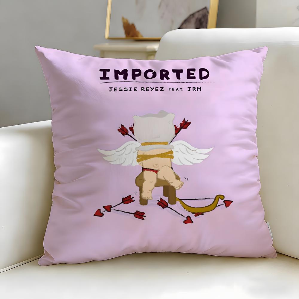 Популярная певица Джесси Рейес Наволочка Мягкая Легко стирающаяся Универсальная для Дивана Кровати Путешествий и Офиса 30X30cm