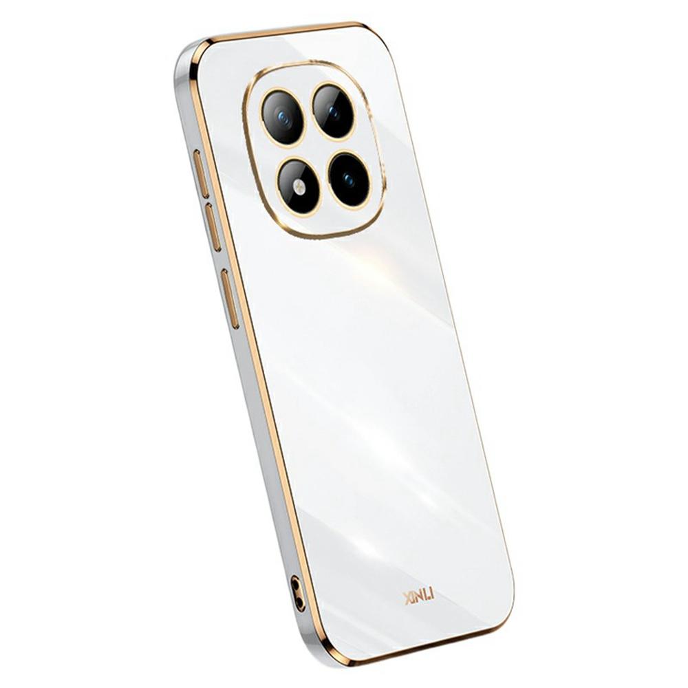 XINLI For Xiaomi Poco M8 Pro 5G/Redmi Note 15 Pro+ 5G (Global) Case TPU Phone Cover with Electroplating Frame