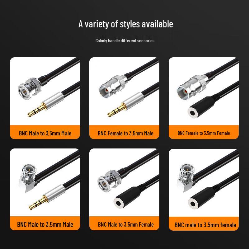 Sanlin BNC To 3.5mm Coaxial Audio Cable