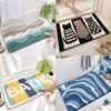 Tappetino da Bagno in Finto Cashmere Antiscivolo Impermeabile per Doccia, per Uso in Bagno e Ingresso