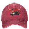 Traktor Landwirtschaft Logo Gewaschene Baseballkappe Massey Ferguson Street Style Hip Hop Papa Hüte Sommer Unisex Unisex Fitnessstudio Snapback Kappe