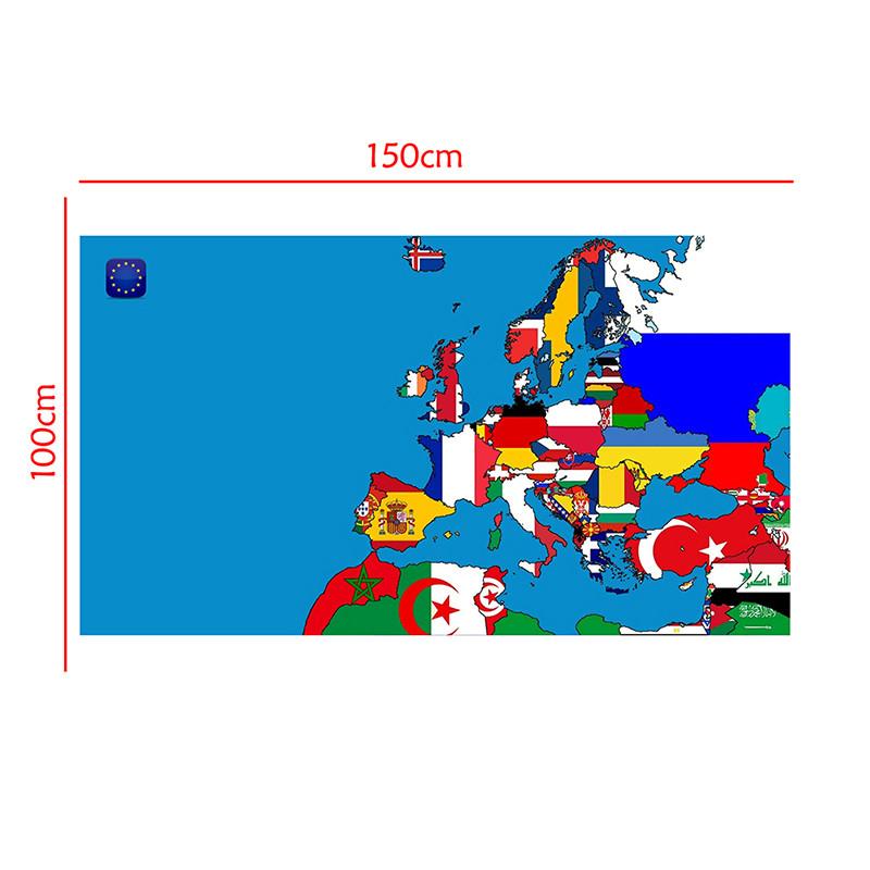 Travel Supplies Vintage The Great War Europe Map Posters Wall Art Picture Paintings Office Home Decor Geographical Tool