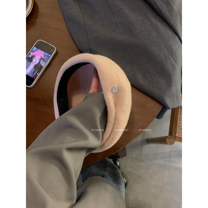 יפני תלת ממדי הכל מתאים סתיו וחורף כובע ברט צורת פנים קטנות קז'ואל רב תכליתי טמפרמנט פשוט רטרו כובע צייר טרנד