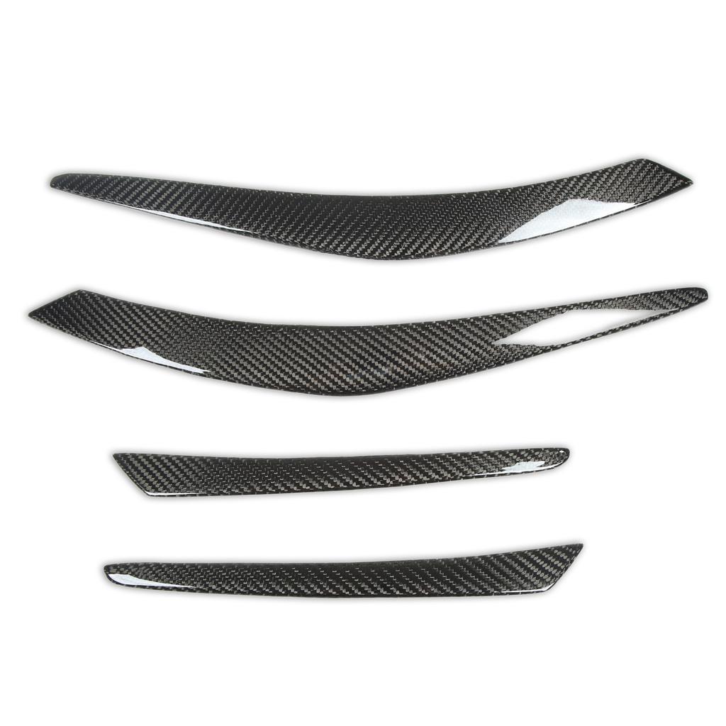 4pcs Taillight Eyebrows Carbon Fiber Rear Lamp Eyelids Replacement for Mazda CX?5 2012?2017