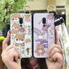 Soft Case Ring Phone Case For Meizu 15/15 Lite Wristband Anti-dust Back Cover Waterproof Cute Lanyard Cartoon Silicone