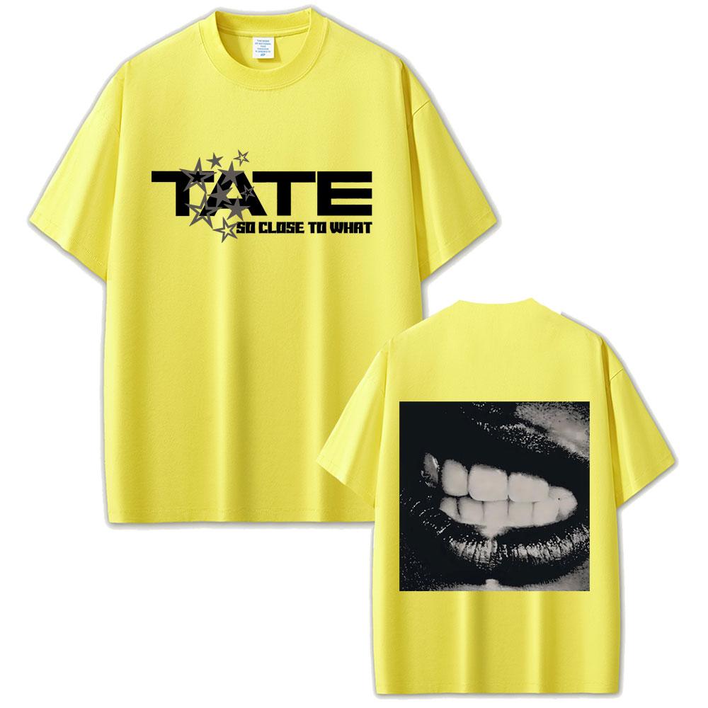 Tate McRae 2025 Concert Miss Possessive Tour 2025 T Shirts Fashion Men Women Oversized T-shirt Unisex Pure Cotton Tshirt Tops