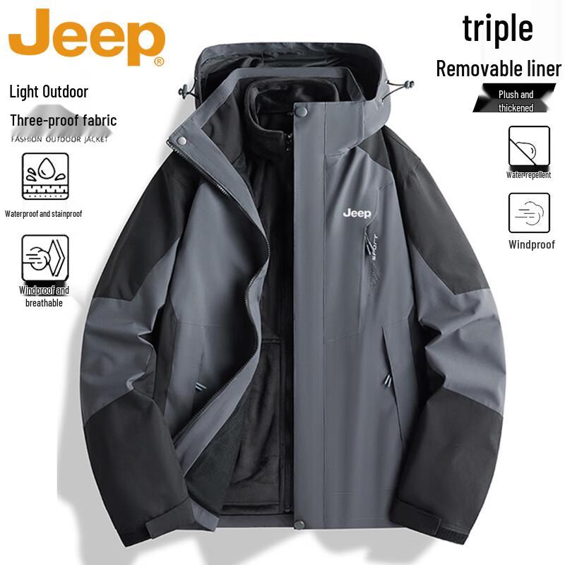 JEEP Unisex Autumn/Winter Outdoor Casual Jacket