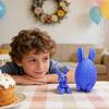 3D Printed Movable Easter Bunny Egg Toy, Creative Gift, Bunny Egg Ornament