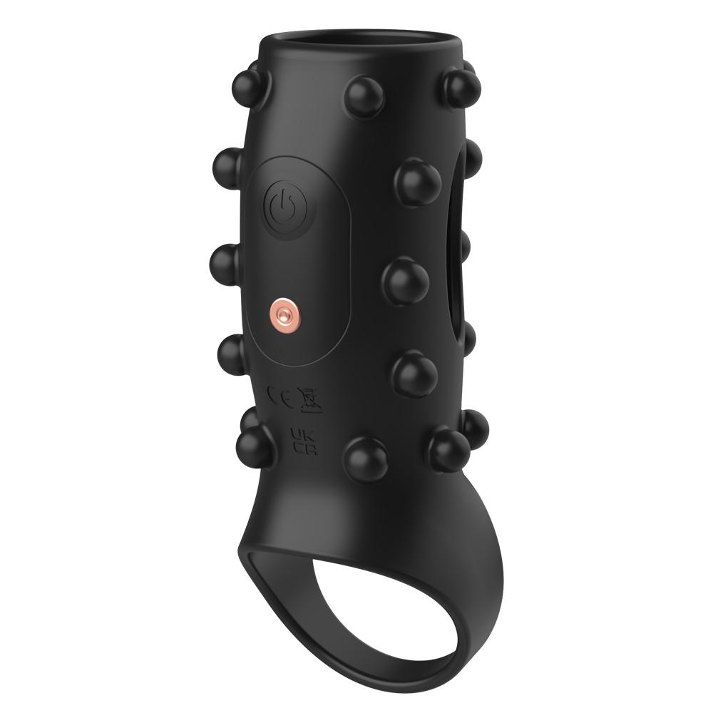 HESEKS Vibrating Penis Cock Ring Penis Ring Vibrator Delay Ejaculation Testicles G Spot Stimulate Sex Toys for Men Couples 18+