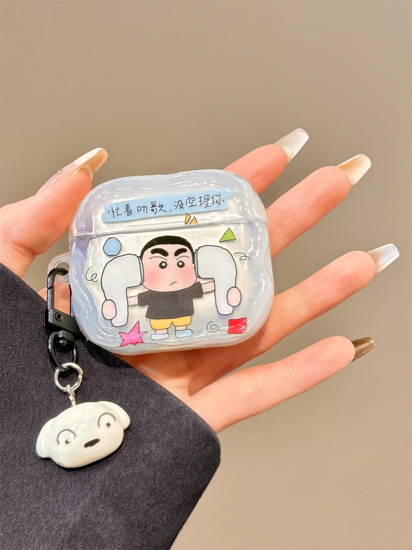 Cartoon crayon small new for AirPods 1 /1 generation earphone case apple new 1 generation silicone cover 1 generation pro/pro1 Air pods1/2 generation