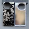 Modetrend Anime One Piece Tuschemalerei Zoro ACE Bunt Mattiert Laser Vollabdeckung PC Stoßfeste Handyhülle für IQOO Z9 Turbo Z9X