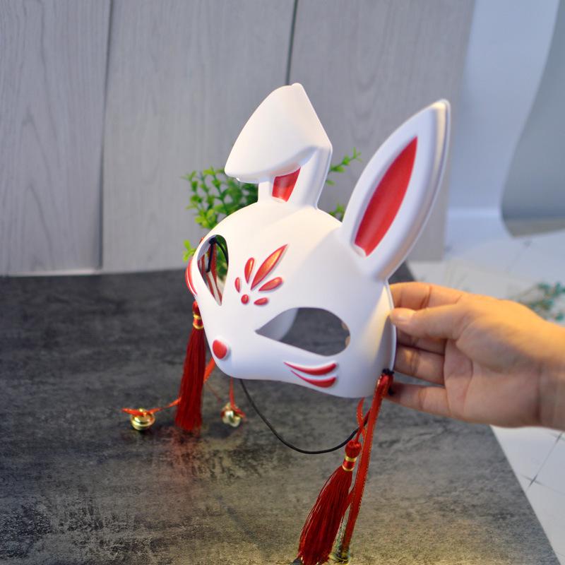 DIY Cute Rabbit Mask - Trendy Halloween & Masquerade Accessory for Street Dance & More.