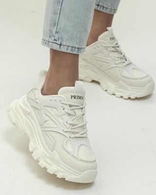 Sneakers Prima d'Arte 23773 36 Milky Textile Leather