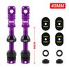 45mm Length Tubeless Presta Valve Stem Tubeless Design Bicycle Air Nozzle  Bicycle Accessories