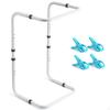 Blanket Lifter with Clips HeightAdjustable Sturdy Bed Cradle for Bedroom,