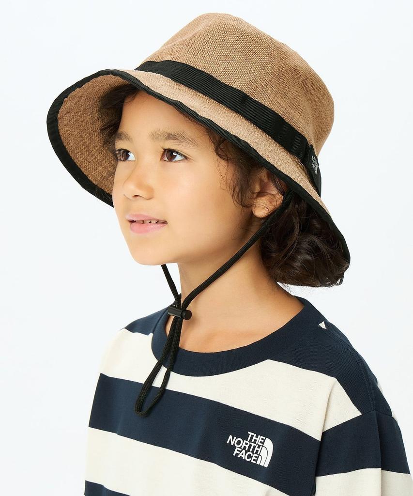 THE NORTH FACE Kids' HIKE Hat NNJ02308 Natural KM Size Washable Quick-Dry Straw-like Adventure Hat