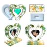 Heart Photo Frame Silicone Mold DIY Craft Epoxy Resin Casting Molds Ornaments Colorful Chain Jewelry Making Tool Supply