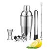 Cocktail-Shaker-Set aus Edelstahl