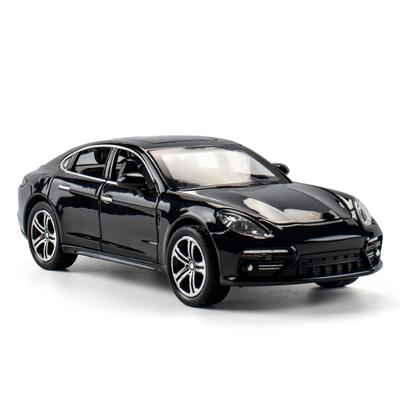 1/32 Porsche Panamera Alloy Car Model Diecast Sound and Light Car Toy Computer Desktop Decorative Ornaments Collection Gift Box