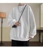 Autumn/Winter Plus Velvet Round Neck Hoodie - Men's/Women's Trendy Loose Fit Long Sleeve T-Shirt