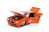 Jada Toys Big Time Muscle 1971 Pontiac GTO Diecast Car Opening Trunk and Rubber Tires 124 – Doors, Hood, (Orange)