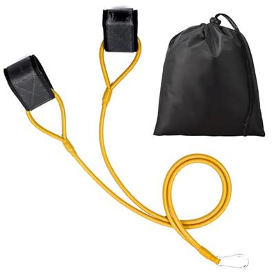 Donalee Training Tube Resistance Bands with Bag, Baseball, Strength Training, Core Training, Stretching, Rubber Tubes, Fixed Wrist Strap (6.8kg (Start