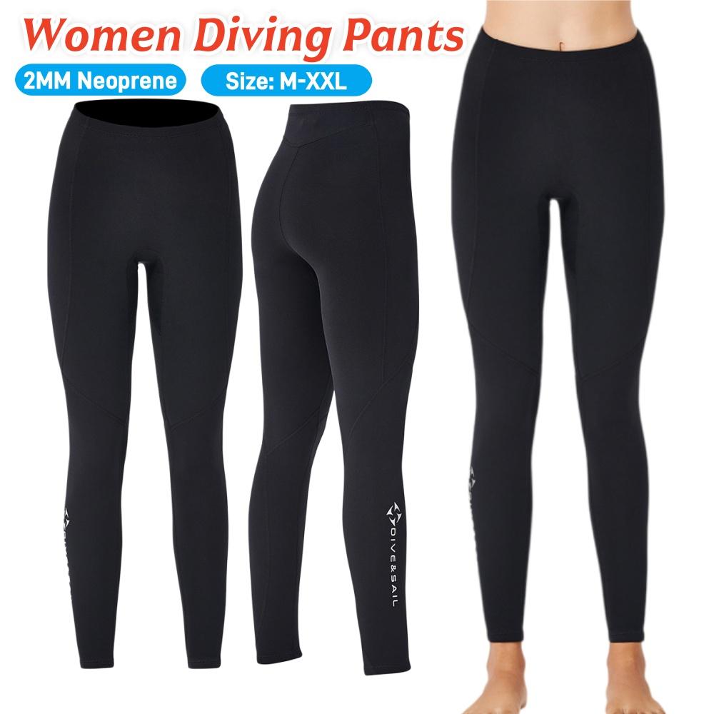 2MM Neoprene Pants Wetsuits Women Scuba Diving Surfing Pants Adults Wet Suit Leggings for Kayaking Canoeing Diving Surfing