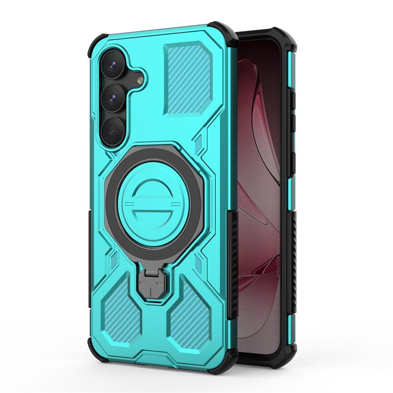 Magnetic Wireless Charge Cover For Samsung Galaxy S25 FE Phone Holder Back Case For Samsung S25 FE Cover For Samsung S25 FE Case