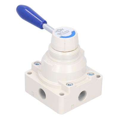 Valvola a Mano Pneumatica Rotativa a Leva Controllo Flusso 3 Posizioni 4 Vie Attrezzatura 4HV310‑10