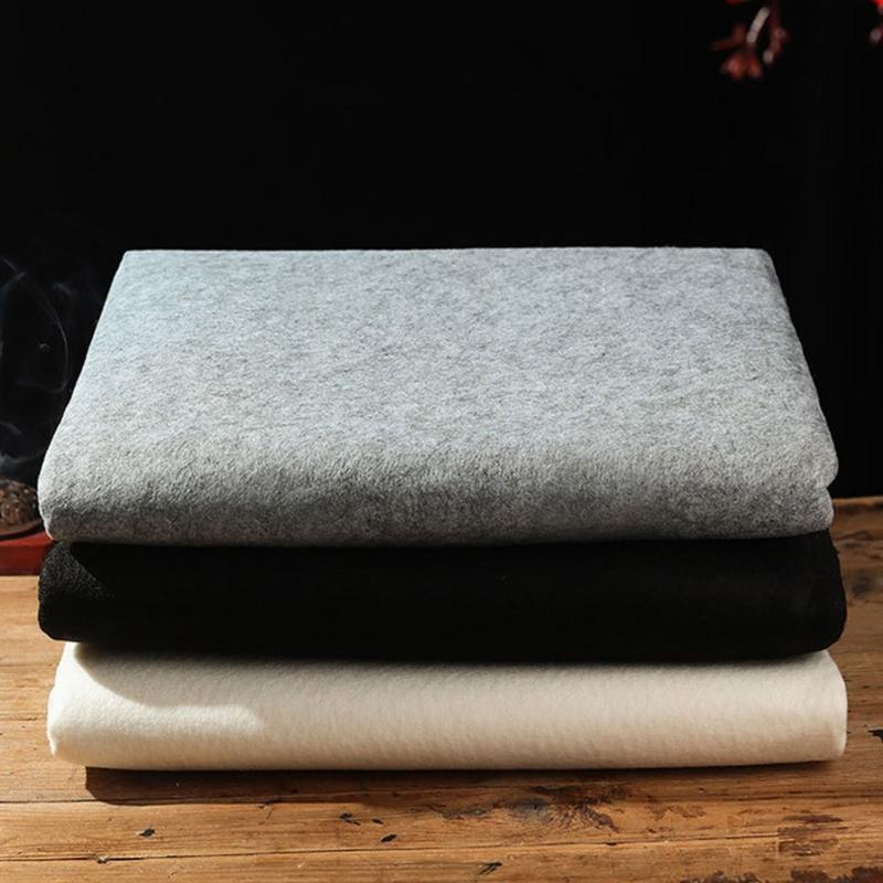 Chinese Calligraphy Drawing Felt Mat, Calligraphy Felt Pad with Grids for Painting Calligraphy Practice Drawing