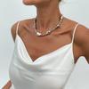Elegant Irregular Imitation Pearl Beads Necklace for Women Vintage Party Wedding Tassels Choker Fashion Jewelry Accessories Gift