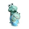 [S.T.S.G] Ceramic Frog Figurine Set of 3 Garden Ornament Decor Lucky Charm Gift (Frog Brothers)