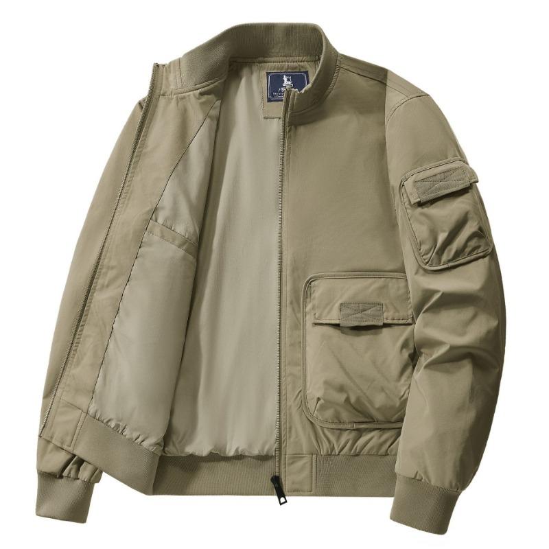 Jacket Men's Spring and Autumn Loose Trend Casual High Street Tooling Flying Suit Jacket Men's