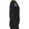 Adidas American Letter Print Long Sleeve Sweatshirt Women Sweatshirt Black DT2382