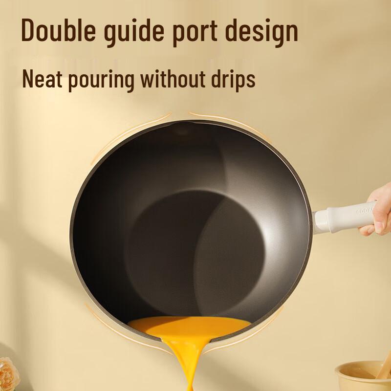Chui Da Huang Titanium Ceramic Non-stick Wok Set