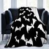 Halloween Ghost Series Digitalprinted Polyester Bedroom Velvet Flannel Cover Blanket Fleece Soft Sofa Cover Blankets for Beds
