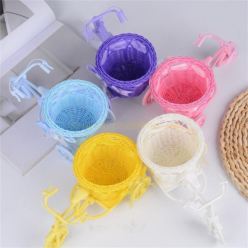 Convenient Bike Basket Portable and Practical Storage Basket for Simulated Flower Arrangements and Organizing top sale