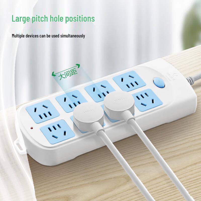 BULL GN-604 8-Outlet Power Strip with Overload Protection