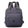 Nylon Backpack Women's Schoolbag Solid Color Small Handbag Travel Lightweight Backpack