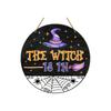Halloween Wooden Hanging Sign for Home Yard Front Door Party Atmosphere Decoration Suitable for Indoor Outdoor Use